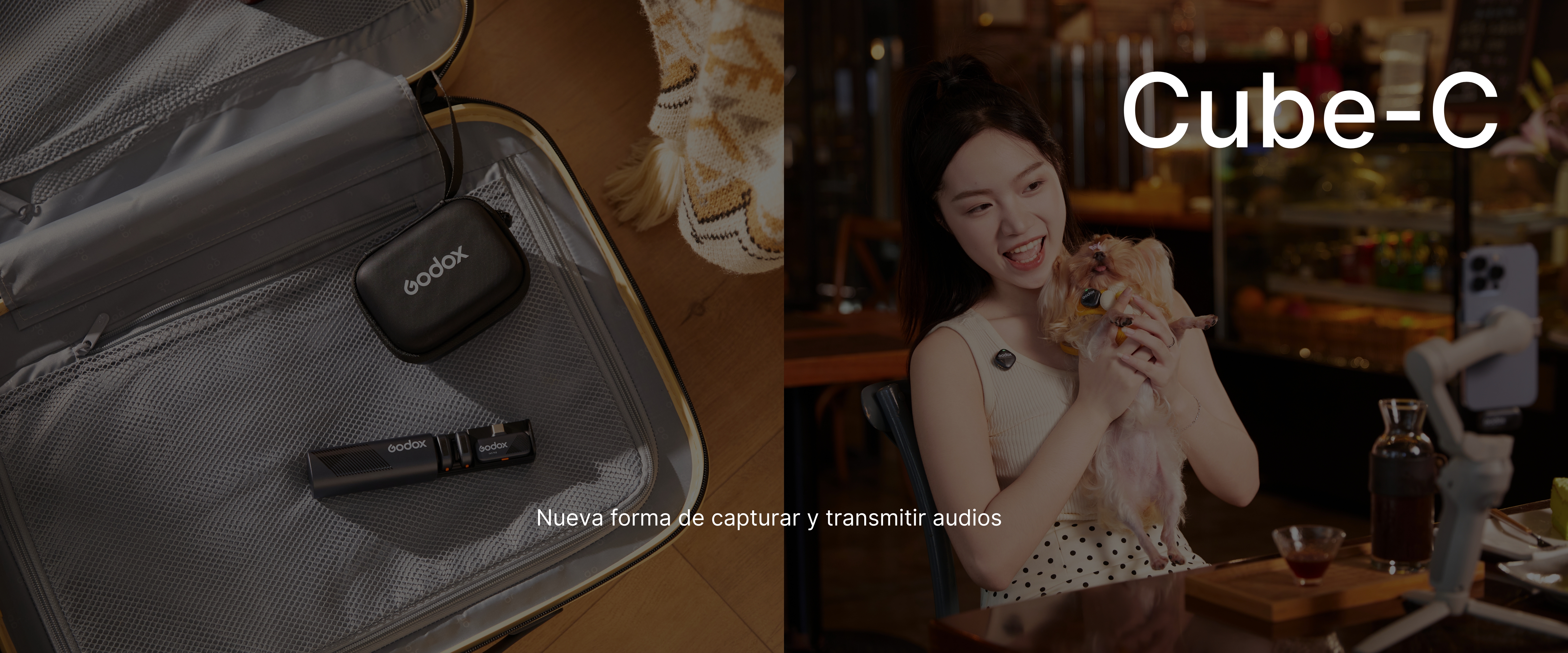 GODOX Cube-C - Micrófonos Inalámbricos